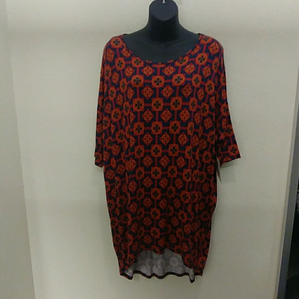 LulaRoe Printed Irma Tunic Top - Picture 3 of 8
